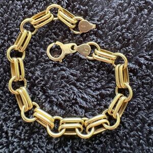 14Kt BIRKS Gold Link Chain Bracelet. 
Vintage… 
Gorgeous!